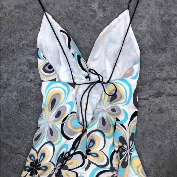 Kopa 100 % silk made in Italy floral dress size L - Picture 3 of 10